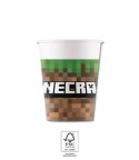 Kubeczki papierowe Minecraft 200 ml, 8 szt.