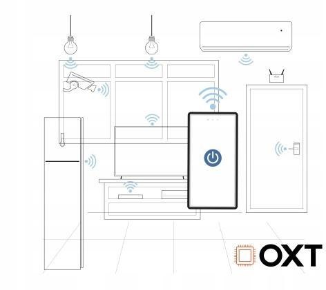 Moduł OXT przekaźnik 1 obw. pomiar 16A ZigBee TUYA