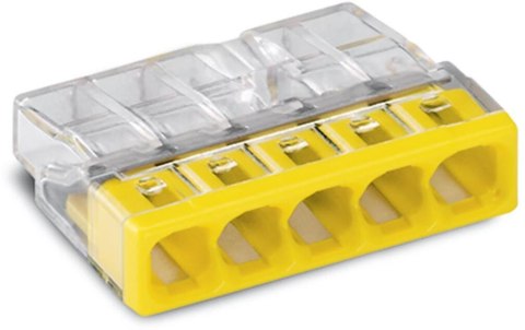 Szybkozłączka DRUT 5x 0,5-2,5mm2 WAGO 2273-205 (Paczka 100szt.)