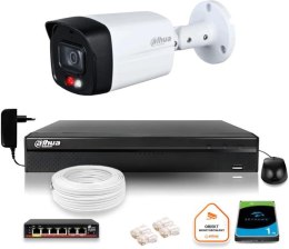 Zestaw monitoringu IP DAHUA kamera 4MPx 2K IPC-HFW1439TL1-A-IL z dyskiem 1TB