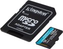 Karta pamięci microSD 128GB Kingston CanvasGo! Plus 200MB/s A2 U3 V30 + adapter