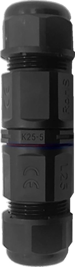 Konektor Mufa kablowa prosta z szybkozłączką IP68, 5x4mm2, 400V/20A OR-AE-13621