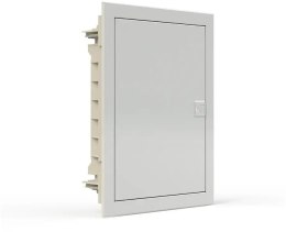 PLASTIKOWA OBUDOWA INSTALACYJNA Z DRZWIAMI METALOWYMI, PODTYNK., IP40, 2 RZĘDY, 24 MODUŁY Noark PMF 24 107102