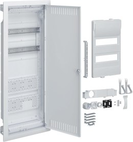 Rozdzielnica hybrydowa podtynkowa, 2 x12modułów, 2x płyta montażowa, 1x gniazdo 230V, HAGER Volta Hybrid VU602PLH
