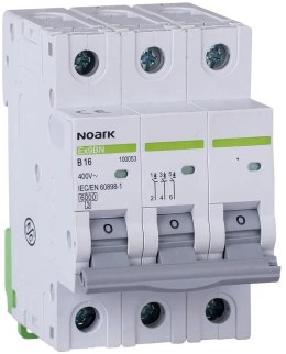 WYŁĄCZNIK NADPRĄDOWY 6 KA, C, 10A, 3P, Ex9BN 3P C10 Noark 100141