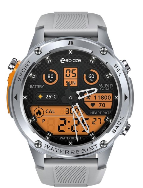 Smartwatch Zeblaze Stratos 2 Ultra - srebrny