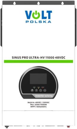 Przetwornica inwerter solarny Volt Polska SinusPro Ultra-HV 11000 48V/230V 5200/11000W 100A MPPT (450V)