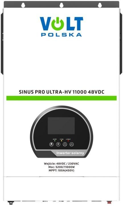 Przetwornica inwerter solarny Volt Polska SinusPro Ultra-HV 11000 48V/230V 5200/11000W 100A MPPT (450V)