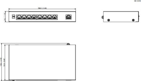 SWITCH DAHUA SF1009P