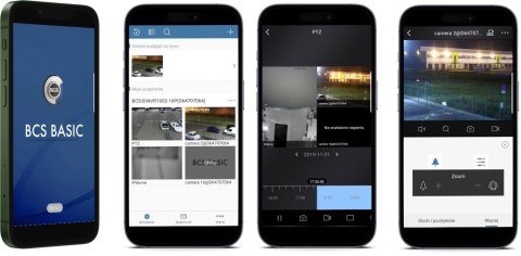 Zestaw monitoringu IP BCS Basic 4x Kamera BCS-B-EIP15FR3(2.0) Rejestrator z dyskiem 2TB
