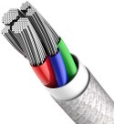 KABEL USB-C / Lightning iPhone Baseus Cafule CATLGD-02 1m 20W PD Quick Charging BIAŁY W OPLOCIE