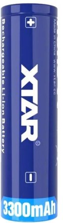 Akumulator 18650 Li-Ion 3,6V Xtar 3300mAh (1 szt.) z zabezpieczeniem
