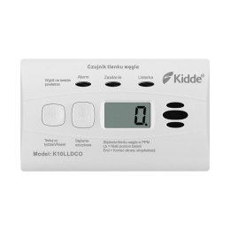 Czujnik czadu z wyświetlaczem Kidde K10LLDCO