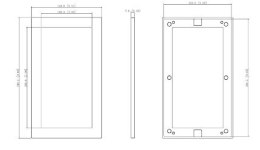 RAMKA DO MODUŁÓW WIDEODOMOFONOWYCH DAHUA VTM125