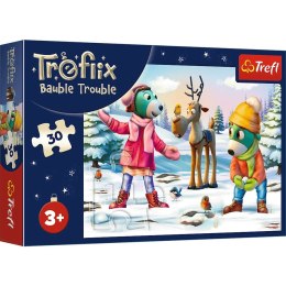 Trefl: Puzzle 30el. - Świąteczny czas Trefilków