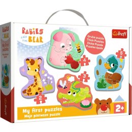 Trefl: Puzzle Baby - Bobaskowe zwierzątka